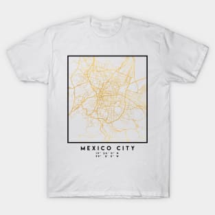 MEXICO CITY MEXICO CITY STREET MAP ART T-Shirt